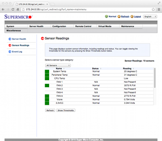 Dedicated Server IPMI Portal