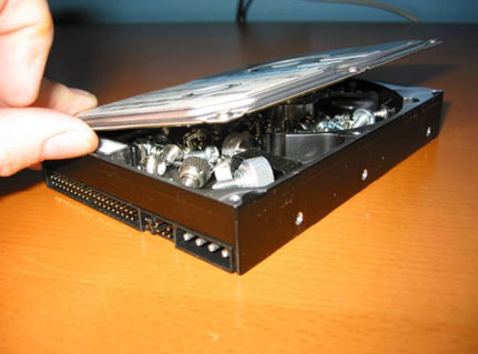 A hard drive